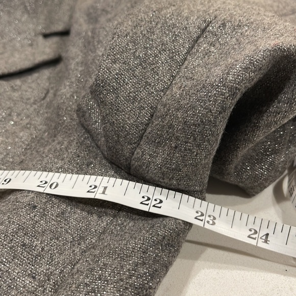 LkNew BITTEN Oversized Gray Metallic Blazer XXL - Picture 8 of 9